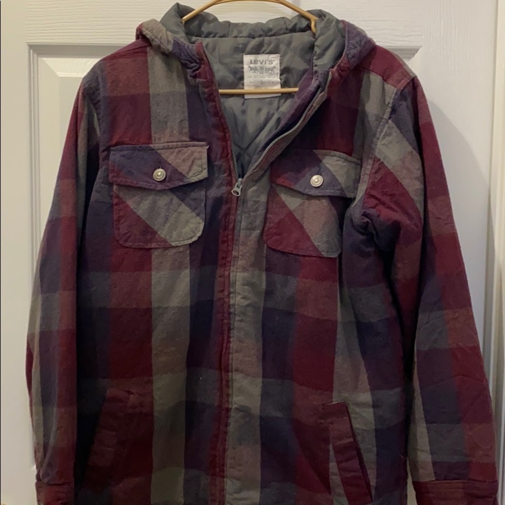 Levi’s plaid jacket